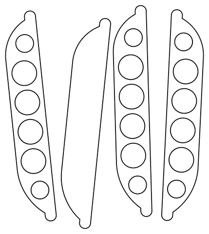 Green Beans Coloring Page